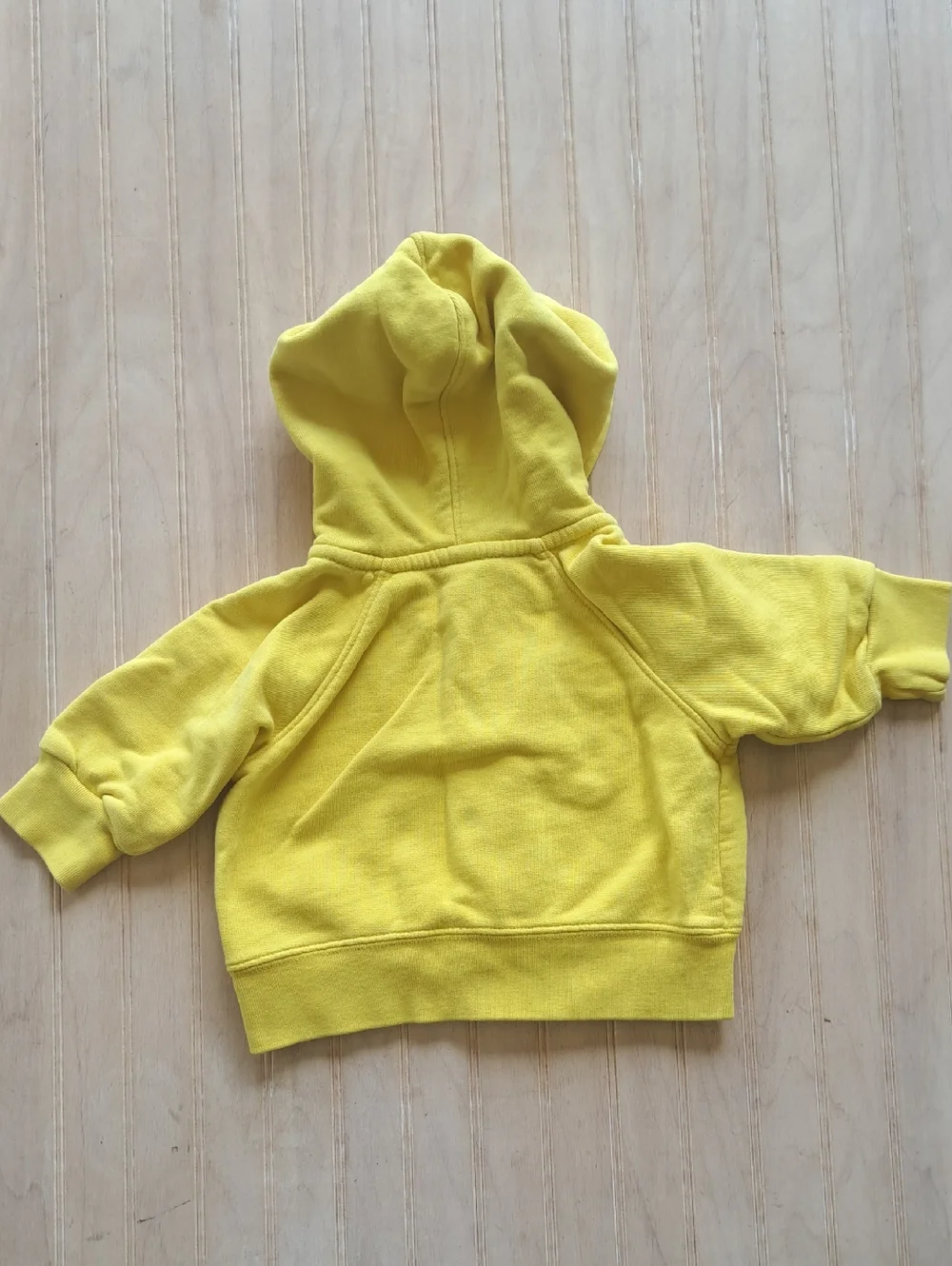 Baby GAP Logo Zip Hoodie Yellow 3-6 Months 100% Cotton Causal Comfy